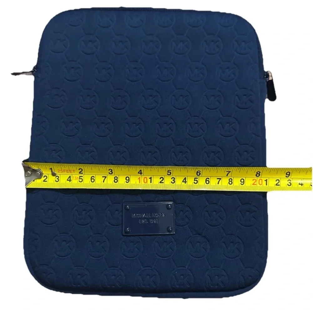 Michael Kors Embossed Logo Blue Ipad Tablet Sleeves Case Cover